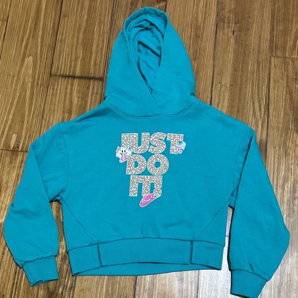 Nike Just Do It Girls 6X Hoodie - Picture 2 of 6